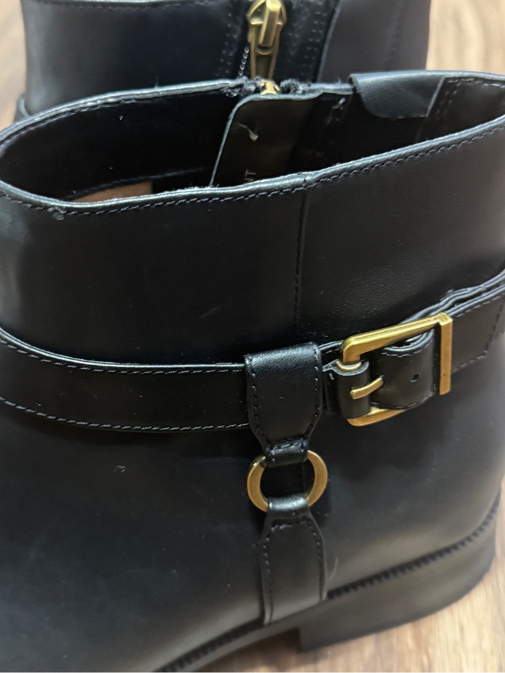 Vionic Rhiannon Black Leather Women's Ankle Boot Sz. 9.5 - Picture 7 of 12